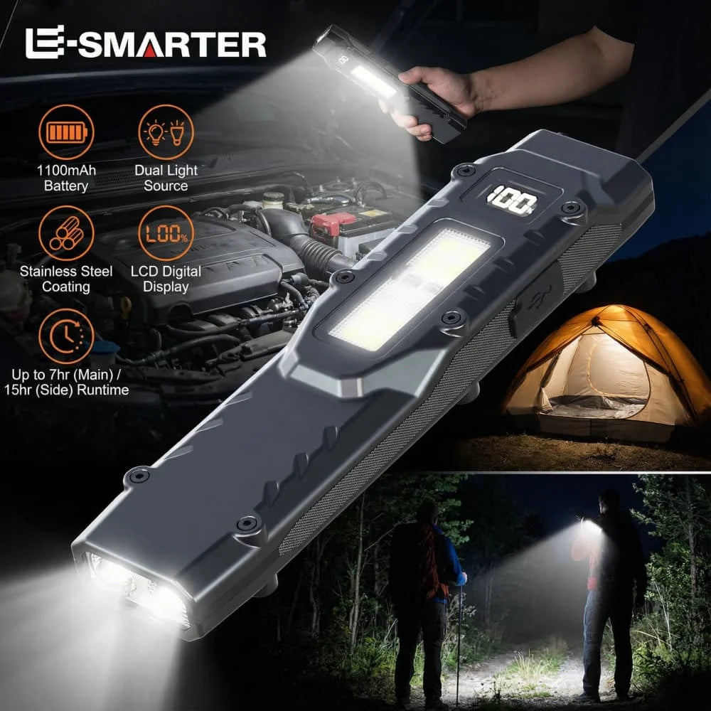 ESMARTER 8-Mode Tactical Rechargeable LED Flashlight 1600 Lm