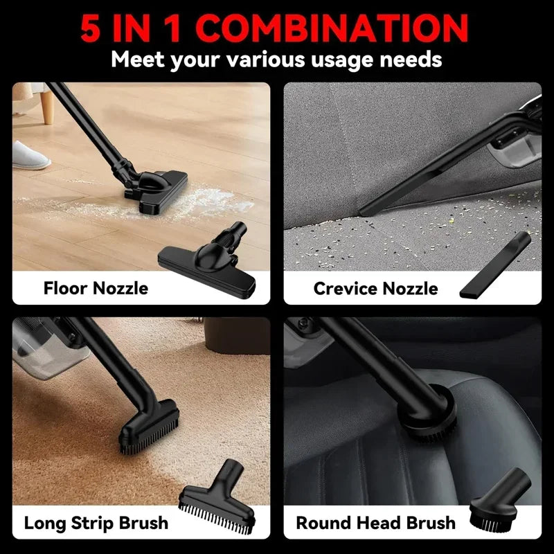Brushless Handheld Vacuum Cleaner Cordless Home Floor Carpet Car Pet