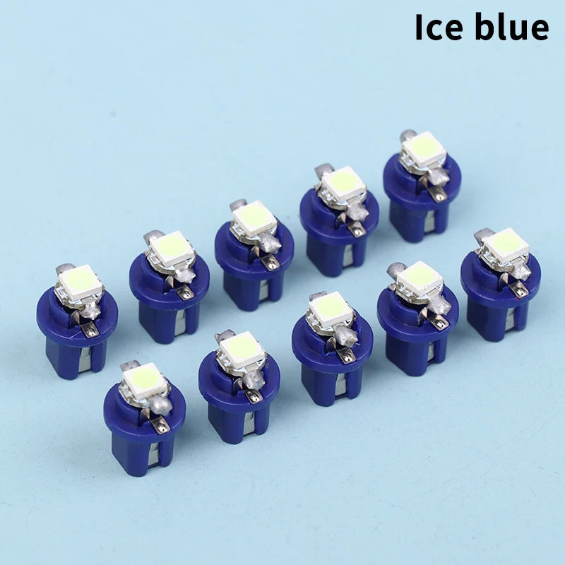 T5 B8.5d 5050 SMD LED Bulbs 10-Pack – Car Dashboard Interior