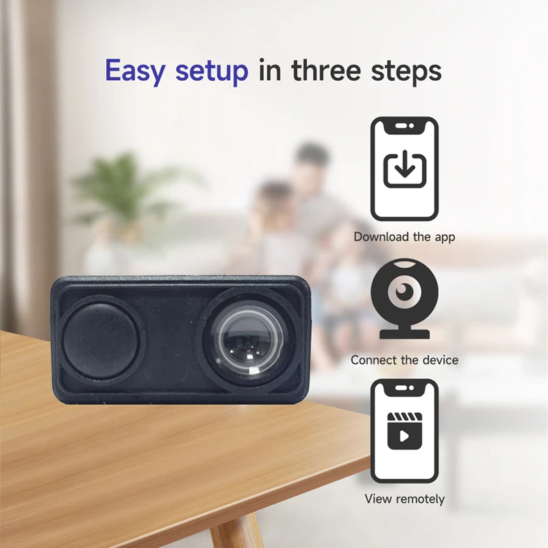 New 4K HD Camera WiFi Wireless Monitor Night Vision Remote Motion Detecting Camcorders Security Protection Indoor Surveillance Zpaxo