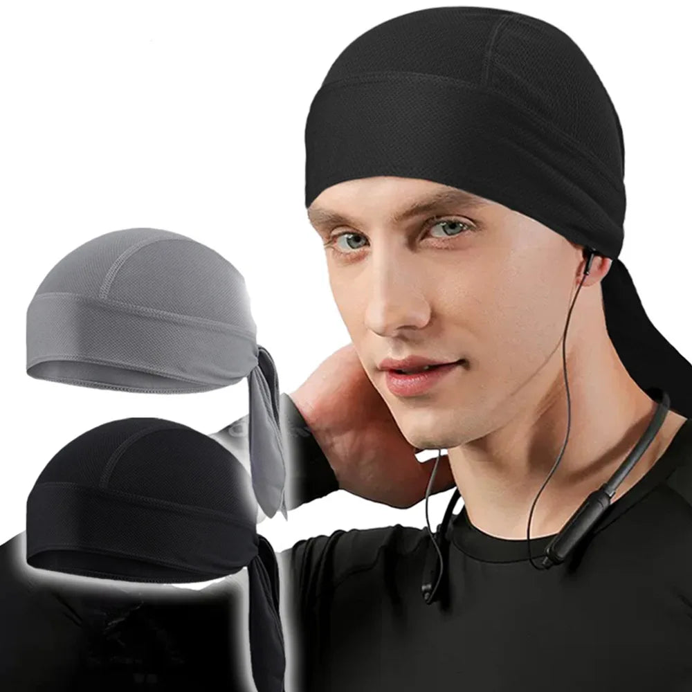 Breathable Cycling Cap – Quick-Dry Pirate Hat Head Scarf