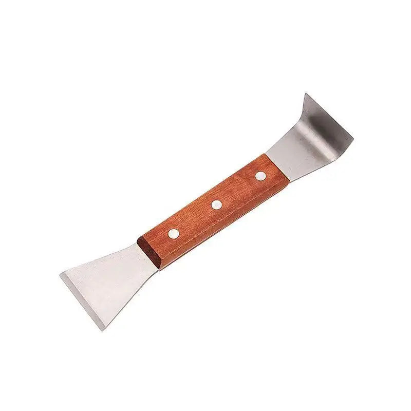 Stainless Steel Beekeeping Cleaning Knife Half Bending Scraper Bee