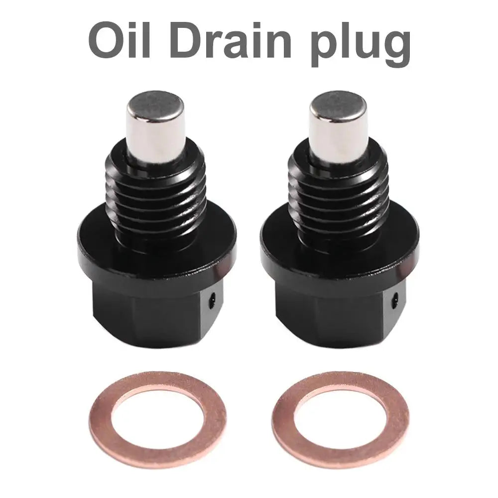 Aluminum Magnetic Oil Drain Plugs M12 M16 M20 Engine Nut Bolt Smooth Zpaxo