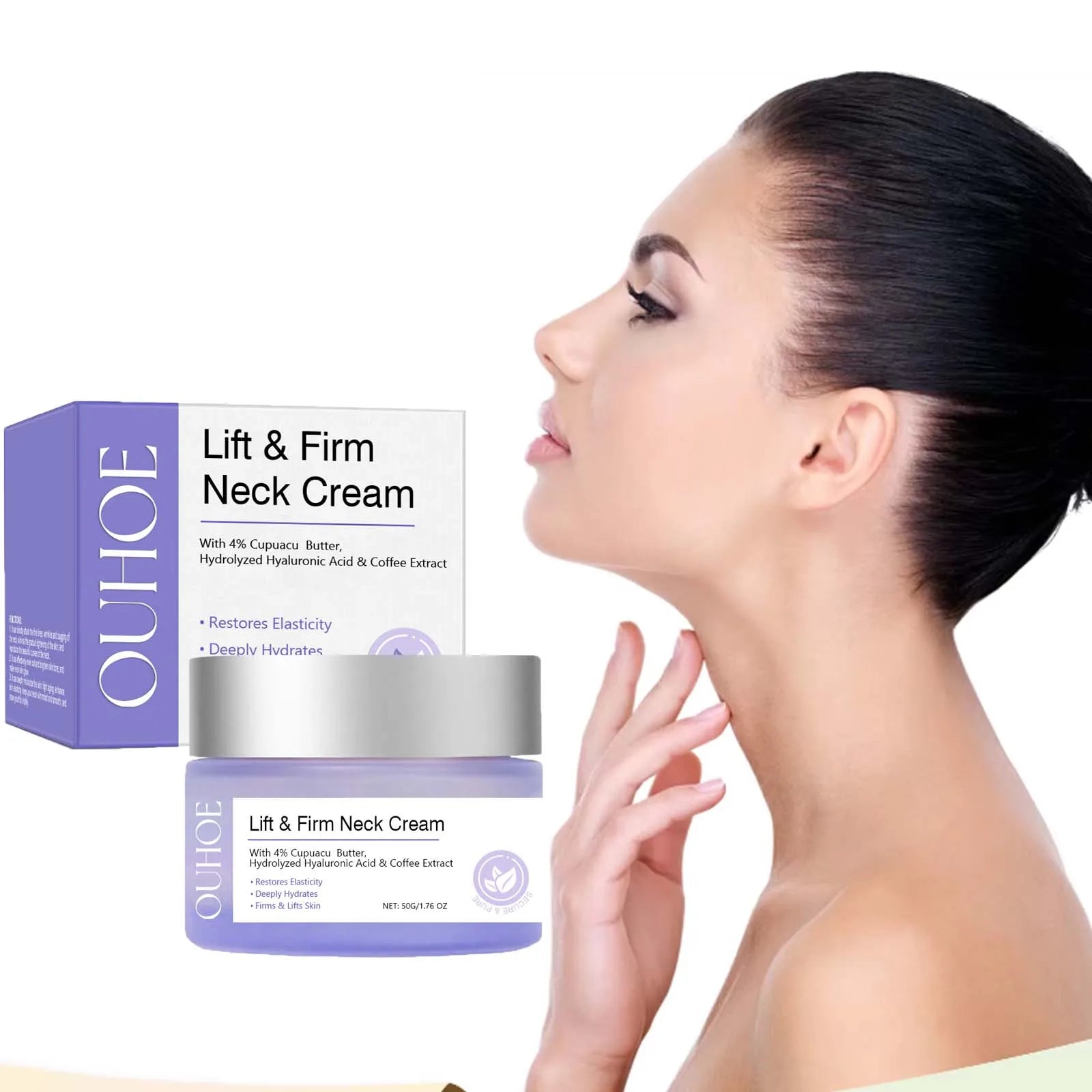 Ouhoe Neck Firming Cream – Lift, Tighten & Reduce Fine Lines Neck Firming Cream Zpaxo