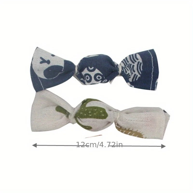 Adorable Candy Catnip Toys Bell Fun Chew Kick Interactive Relieve