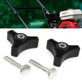 Black Lawn Machine Triangles Knob Handle Bolt Replacement Parts Handlebar Wheel Knob Bolt Nut Screw Bolt for Lawn Mower Machine Zpaxo Default Title