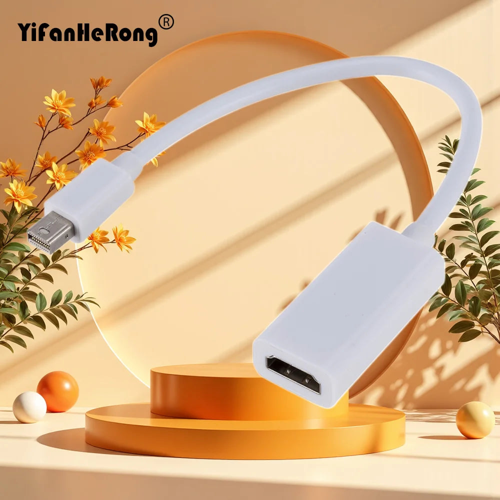 Mini Display Port DP Male to HDMI-Compatible Female Adapter Converter Cable For Thunderbolt For Apple Mac Macbook Pro Air Laptop Zpaxo