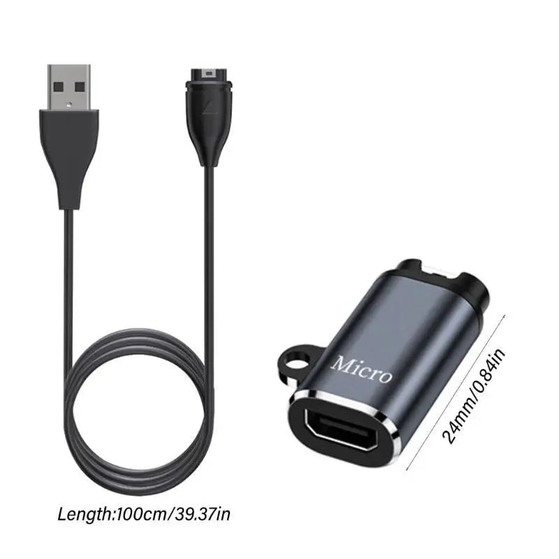 652F USB C Smartwatch Charging Cord Accessories With Adapter Cable And Dust Caps, Suitable For 7 6S 6 5S 5 955 965 45 45S 245 Zpaxo