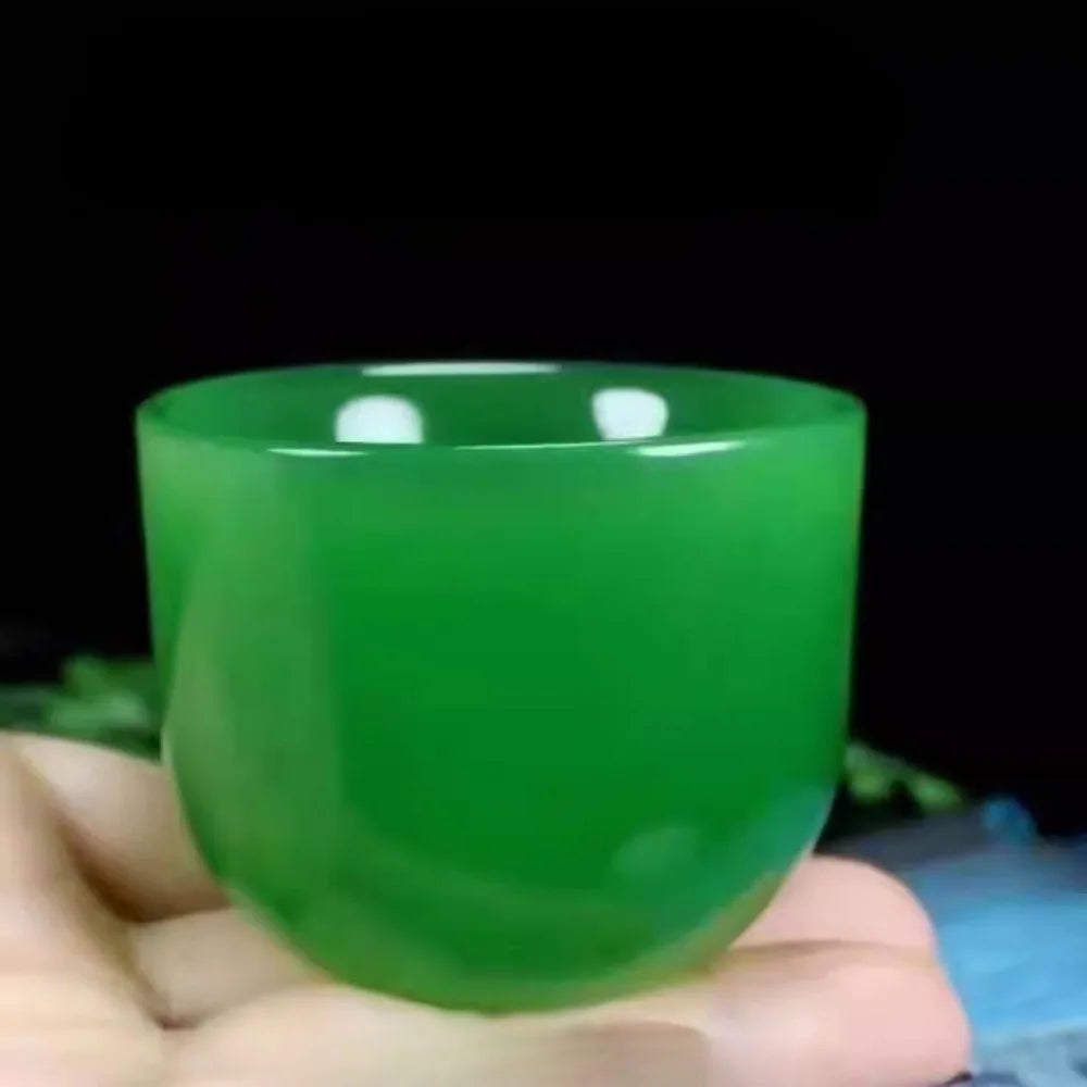 Jade Tea Cup Kung Fu Health High-end Single Master Water Wine Glass
