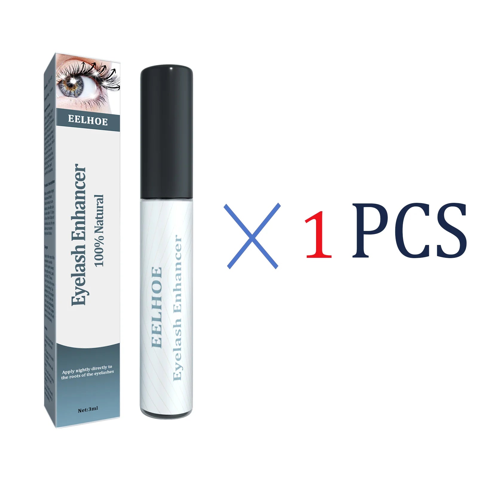 3ml Eyelash Serum For Growth Collagen Hyaluronic Acid Lash Enhancer Natural Longer Thicker Lashes And Brows Nourishing Formula Zpaxo 1 Pcs