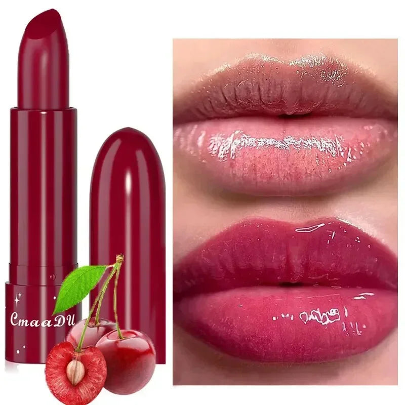 6Color Waterproof Fruit Tinted Shine Changing Moisturizing Nourishing