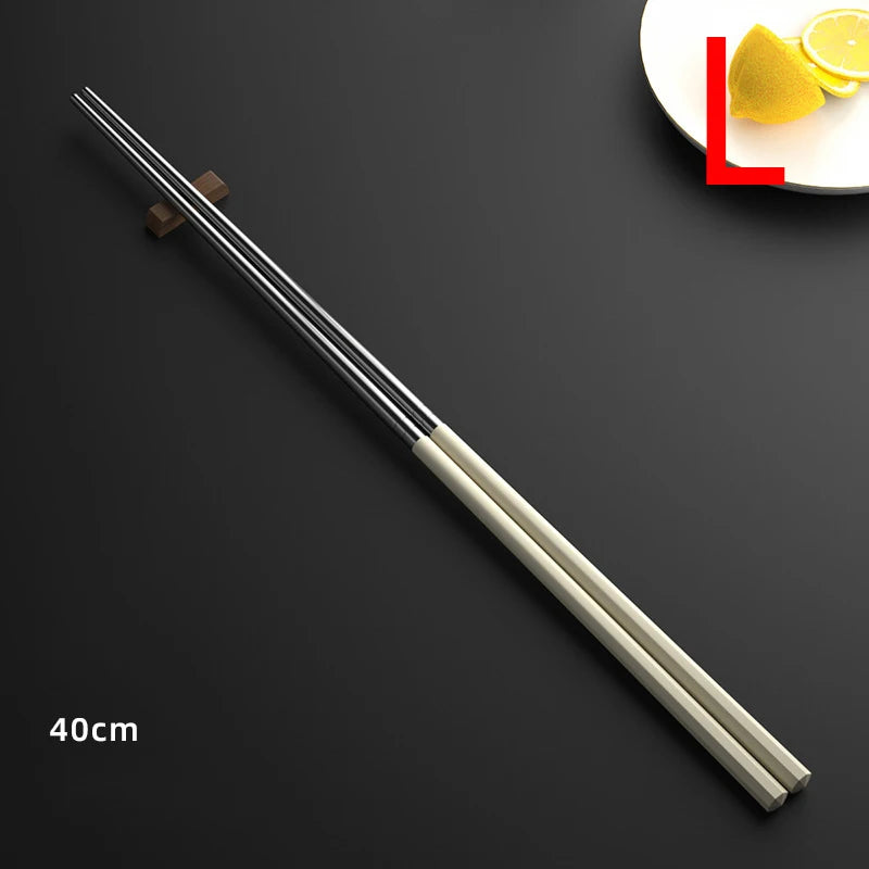 Stainless Steel Chopsticks Long Cook Noodles Deep Fried Pot Chinese Zpaxo 40cm