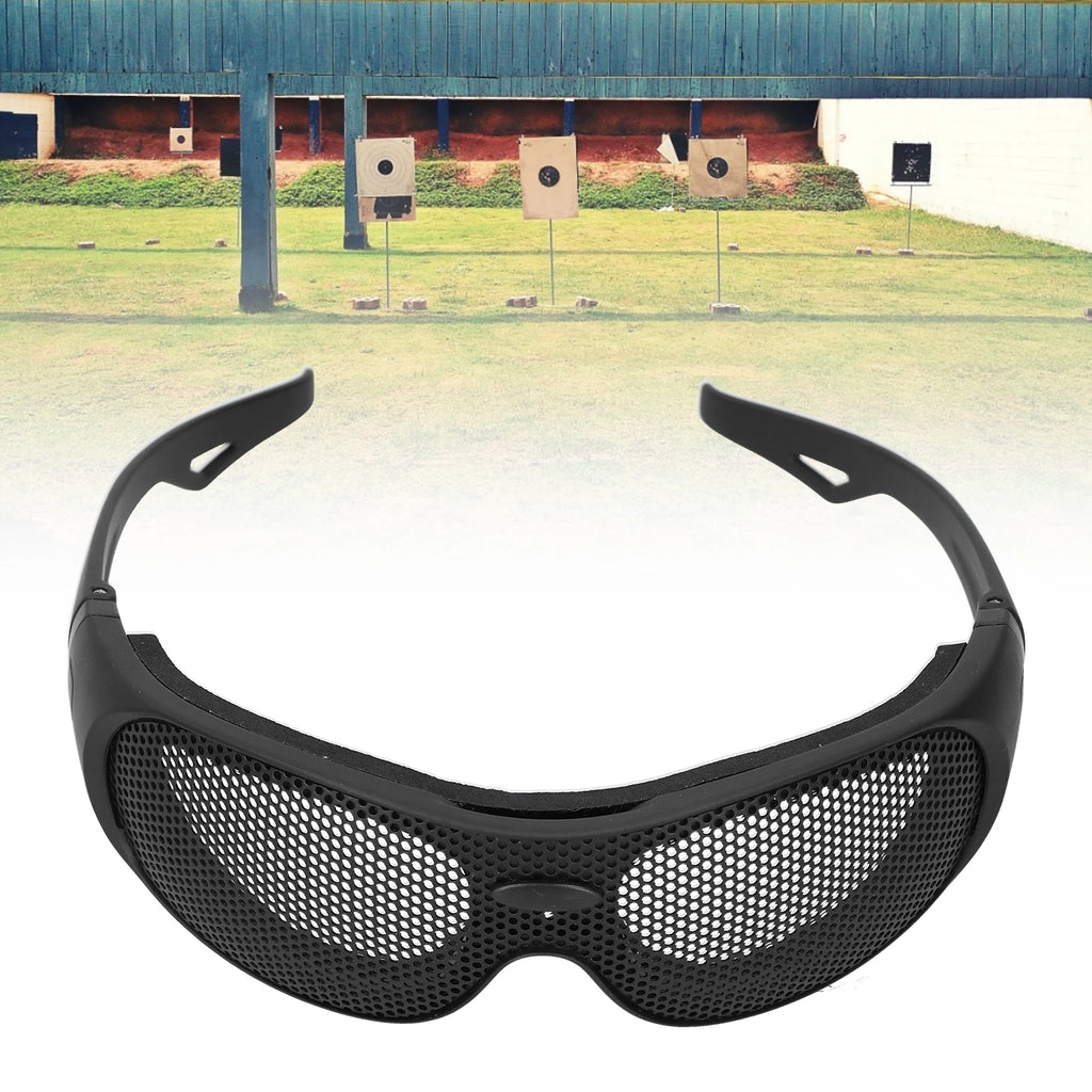 Impact Resistant Glasses UV400 Goggles Safety Iron Mesh Pattern