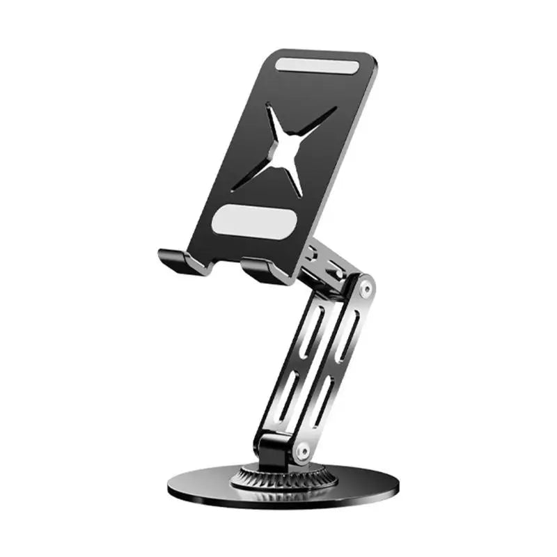 652F Phone Stand Heavy Duty 360 Rotating Tablet Holder Metal Desk Stand For Smartphones And E Readers Zpaxo Black CN