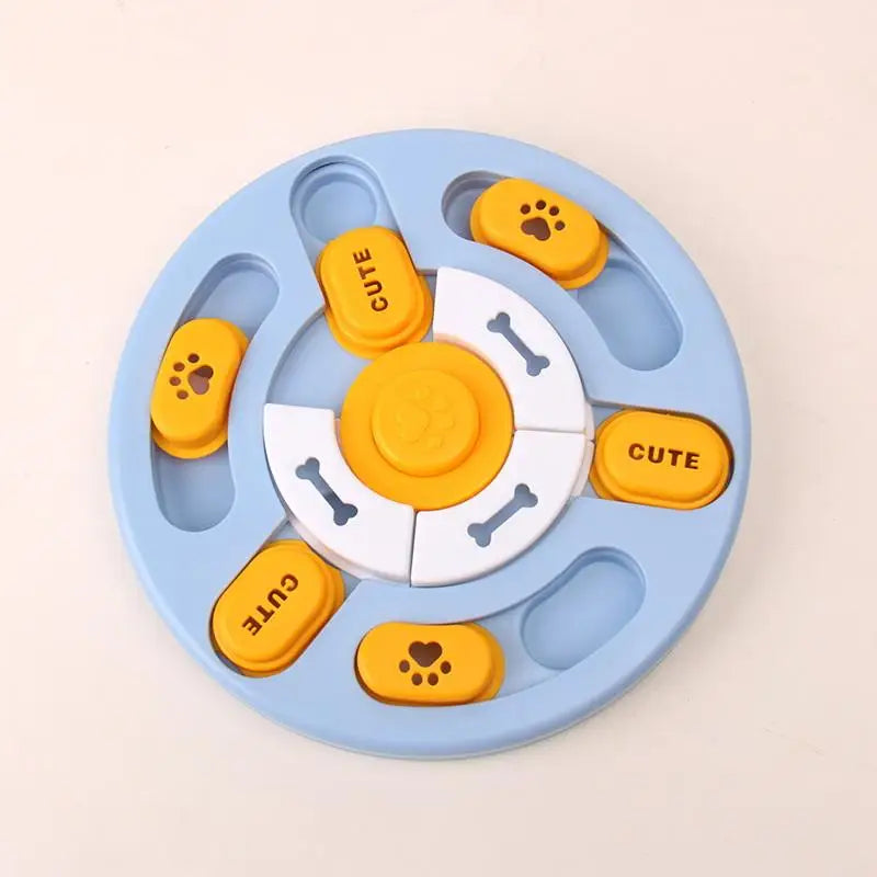 Pet Sound Educational Toys Dog Slow Food Basin Cat Toy Relieve Zpaxo Blue