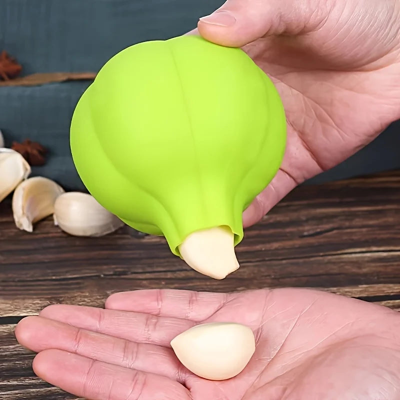 Silicone Portable Garlic Peeler Quick Hand-free Kitchen Tool Easy