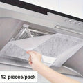 12-Pack Heavy-Duty Range Hood Filters - Oil-Absorbing Mesh Covers for Kitchen Ventilation, Easy Install Zpaxo Default Title