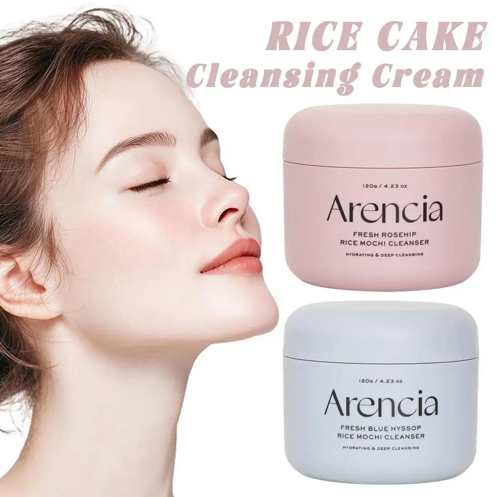 Arencia Green Rice Mochi Cleanser 120g | Gentle, Deep Clean Facial Cleanser Zpaxo