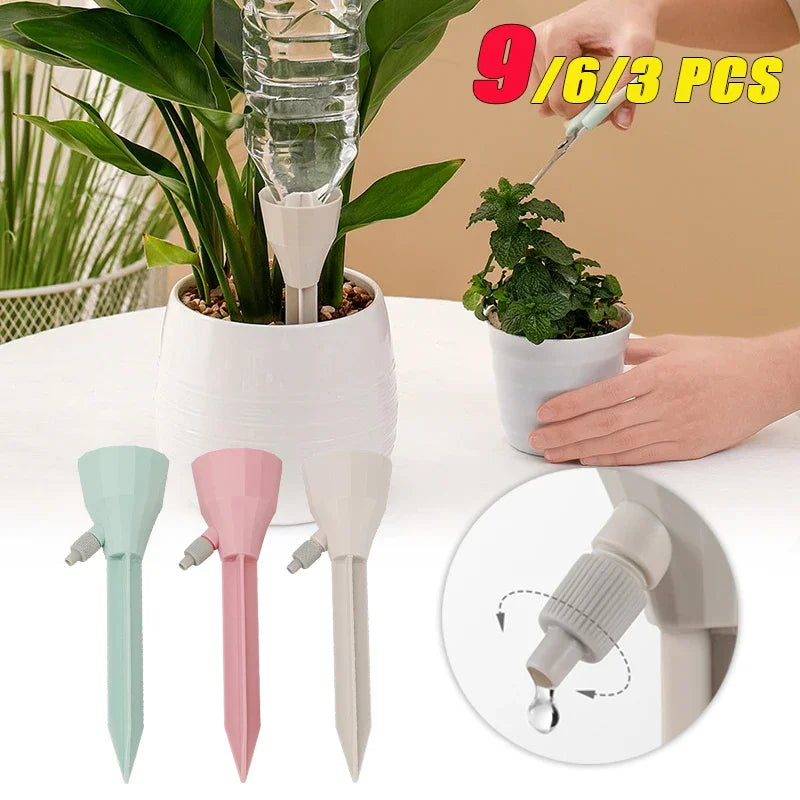 Adjustable Drip Irrigation System Indoor Outdoor Potted Plants