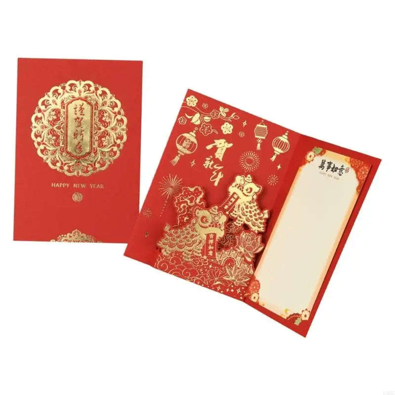 Spring Festival Greeting Card Chinese Cultural Design Popup Artwork