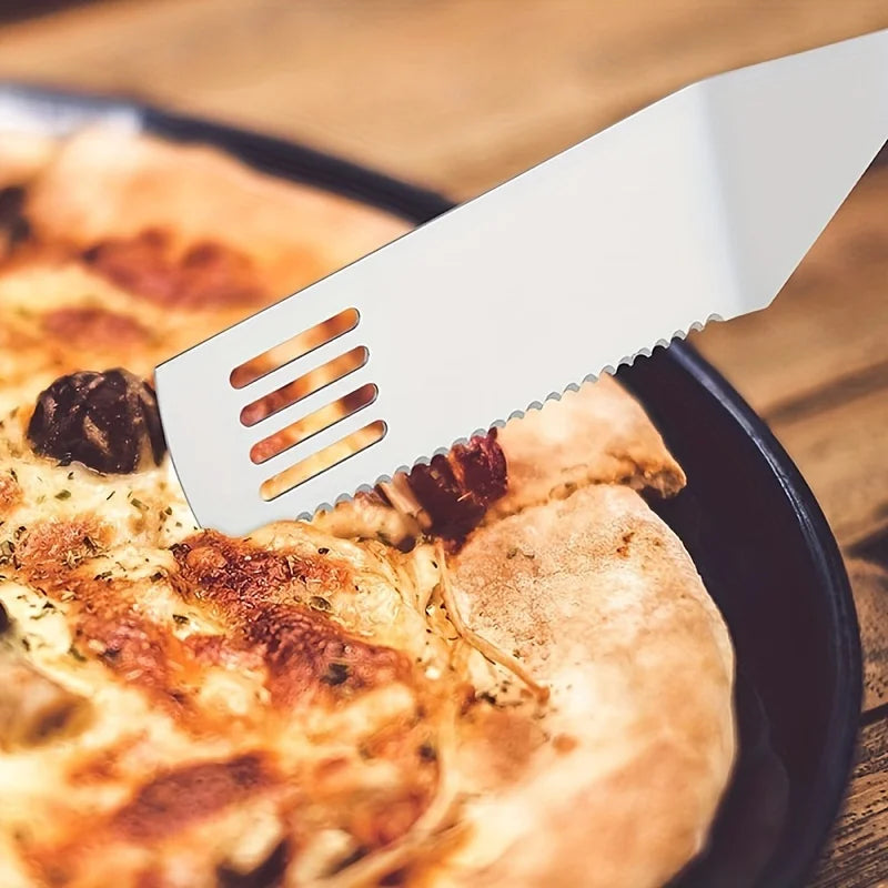 Mini Stainless Steel Spatula Multi-functional Turner Flipping Cutting