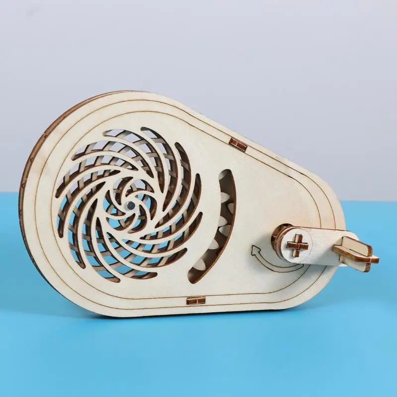 DIY Wooden Optical Illusion Spinner Kit – STEM Toy for Kids