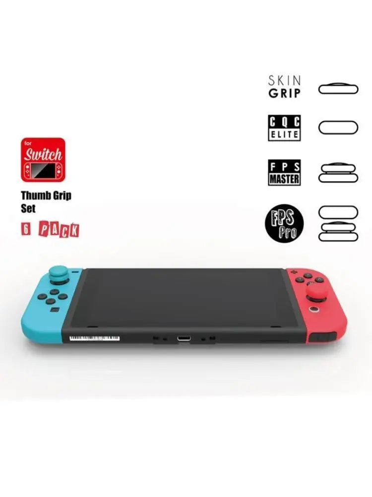 652F 6 Pack Thumb Grip Caps Protective Cover Soft Silicone Joystick for Case Fit For Lite Controller Thumbstick for Ca Zpaxo