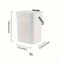 Space-saving Quiet-close Trash Can 3 Eco-friendly Sealed Bin Kitchen