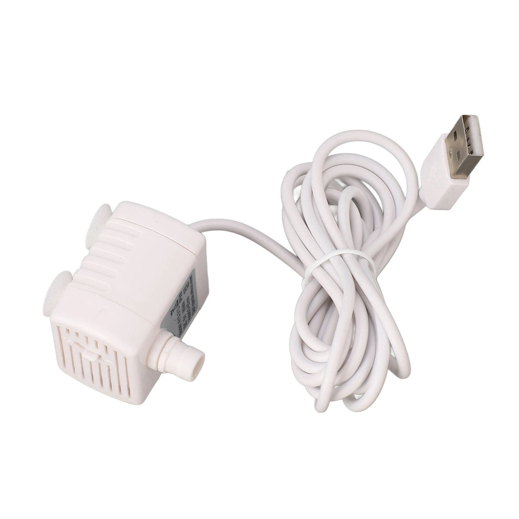 Cat Fountain Quiet Pet Water Pump Brushless Motor Adjustable USB