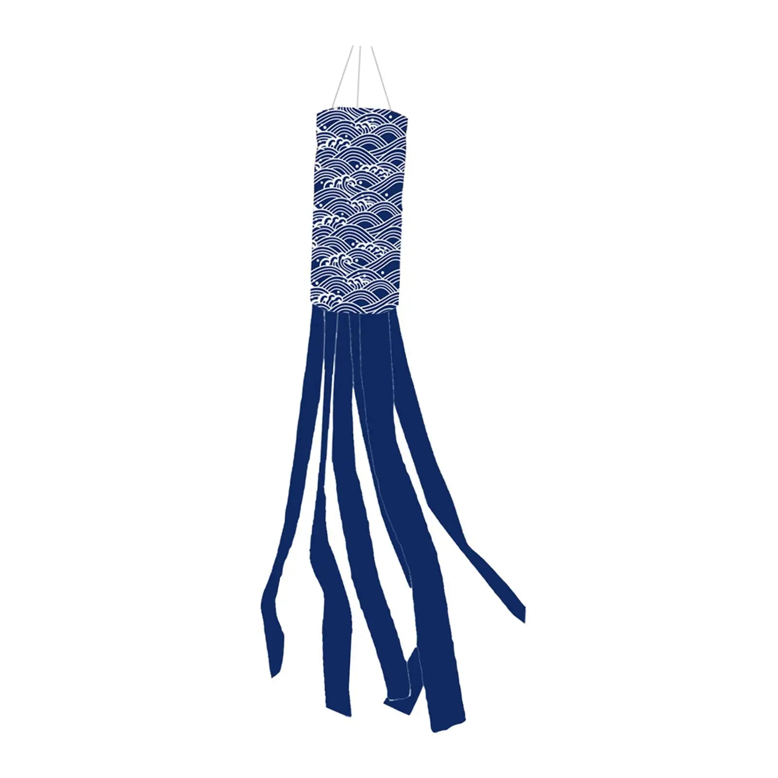 Carp Japanese Wind Pipe Flag Polyester Creative Hanging Decorations for Sushi Bar Restaurant Home Festival Outside Gifts Zpaxo F