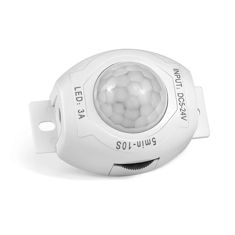 Time Delay Adjustable Infrared Sensor Light Switch For LED Strip DC12V 24V Infrared Induction Detector LED Motion Sensor Switch Zpaxo onesize