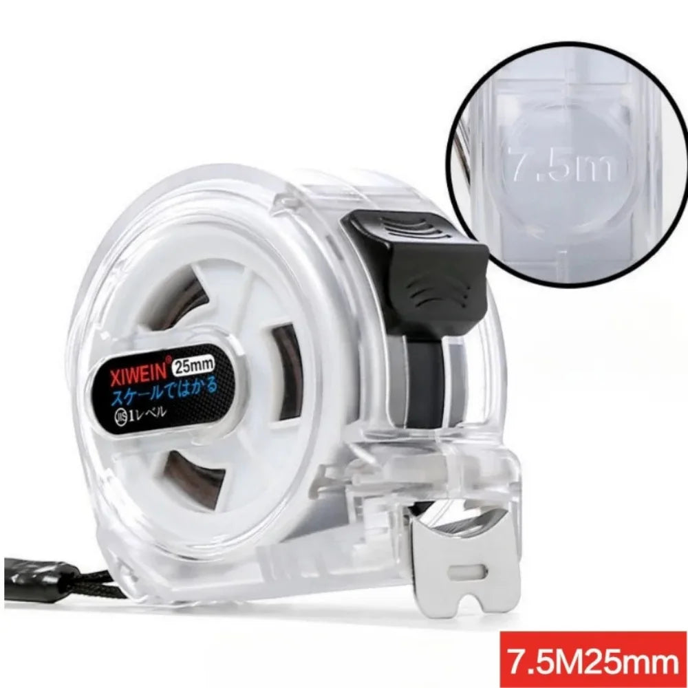Stainless Steel Tape Measure 3–10M | High-Wear Woodworking Tool Tape Measure Zpaxo 7.5M25mm