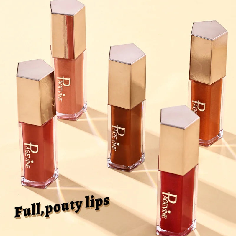 Mirror Gloss Lip Gloss – High Pigment Plumping Liquid Lipstick Lip Gloss Zpaxo