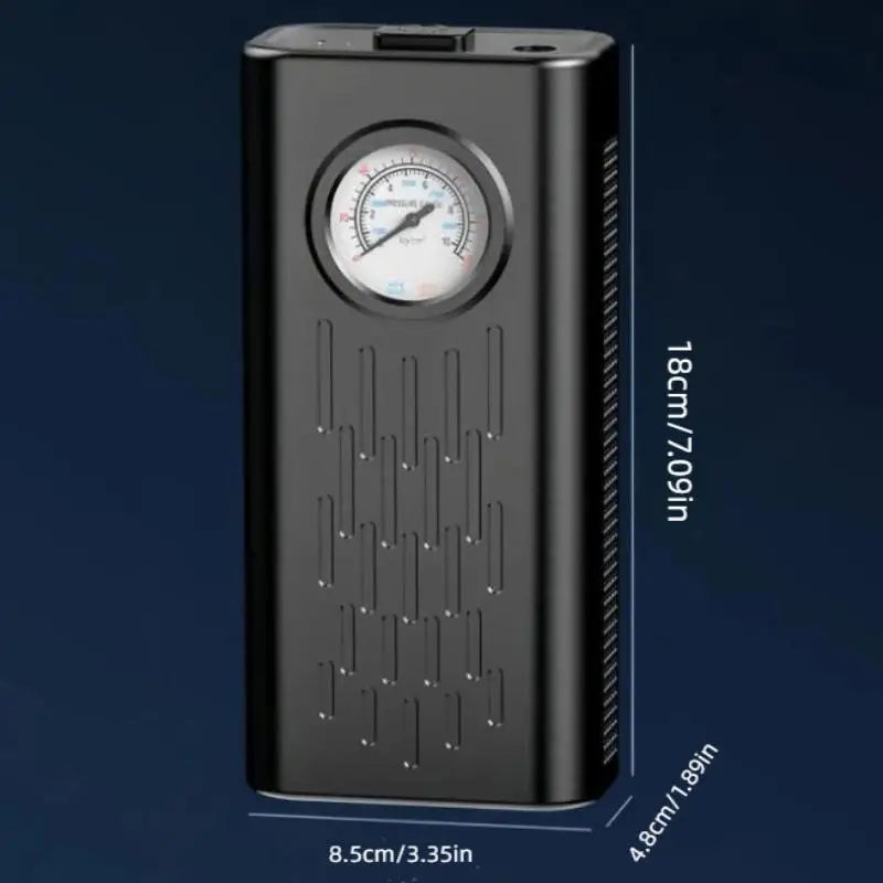Cordless Portable Tire Inflator – Air Pump & Pressure Gauge