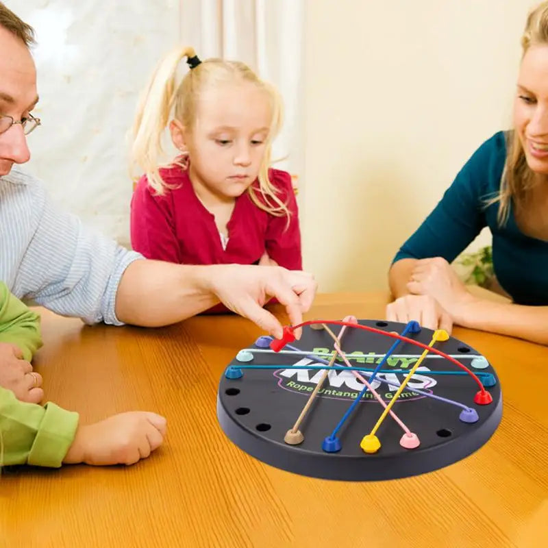 Rope Untying Challenge Educational Toys Kid Knots Sensory Social