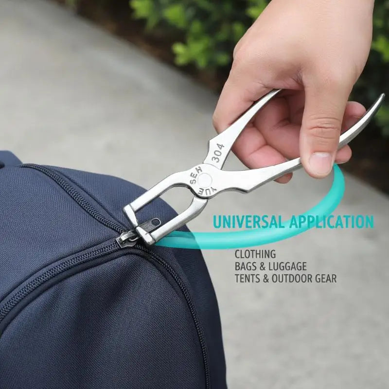 Stainless Steel Zipper Pliers Zippers Install Stop Clothes Shoes Zips Zpaxo