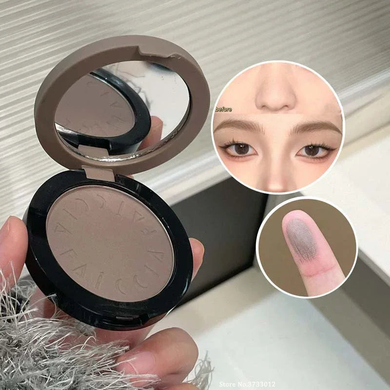 Facial Contouring Powder Palette Matte Cement Brown Nose Shadow
