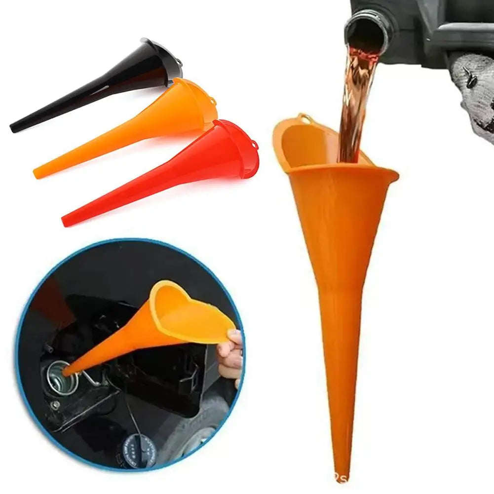 Long Stem Refueling Funnel – Oil, Gas & Fuel for Car & Bike Automotive Funnel Zpaxo