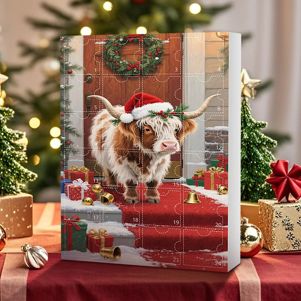 2025 Christmas Advent Calendar 24 Days Countdown 2D Acrylic Highland