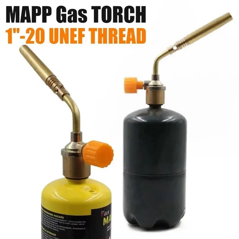 High Temperature Portable Butane Welding Torch Gas Burner Flame Gun for Outdoor Camping BBQ Gas Lighter Zpaxo