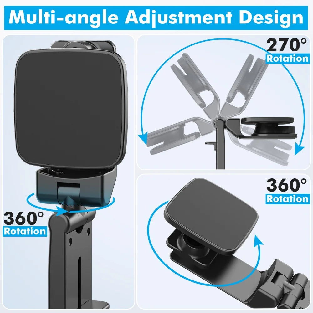 Foldable Magnetic Phone Holder – 360° Airplane & Desk Stand Magnetic Phone Stand Zpaxo
