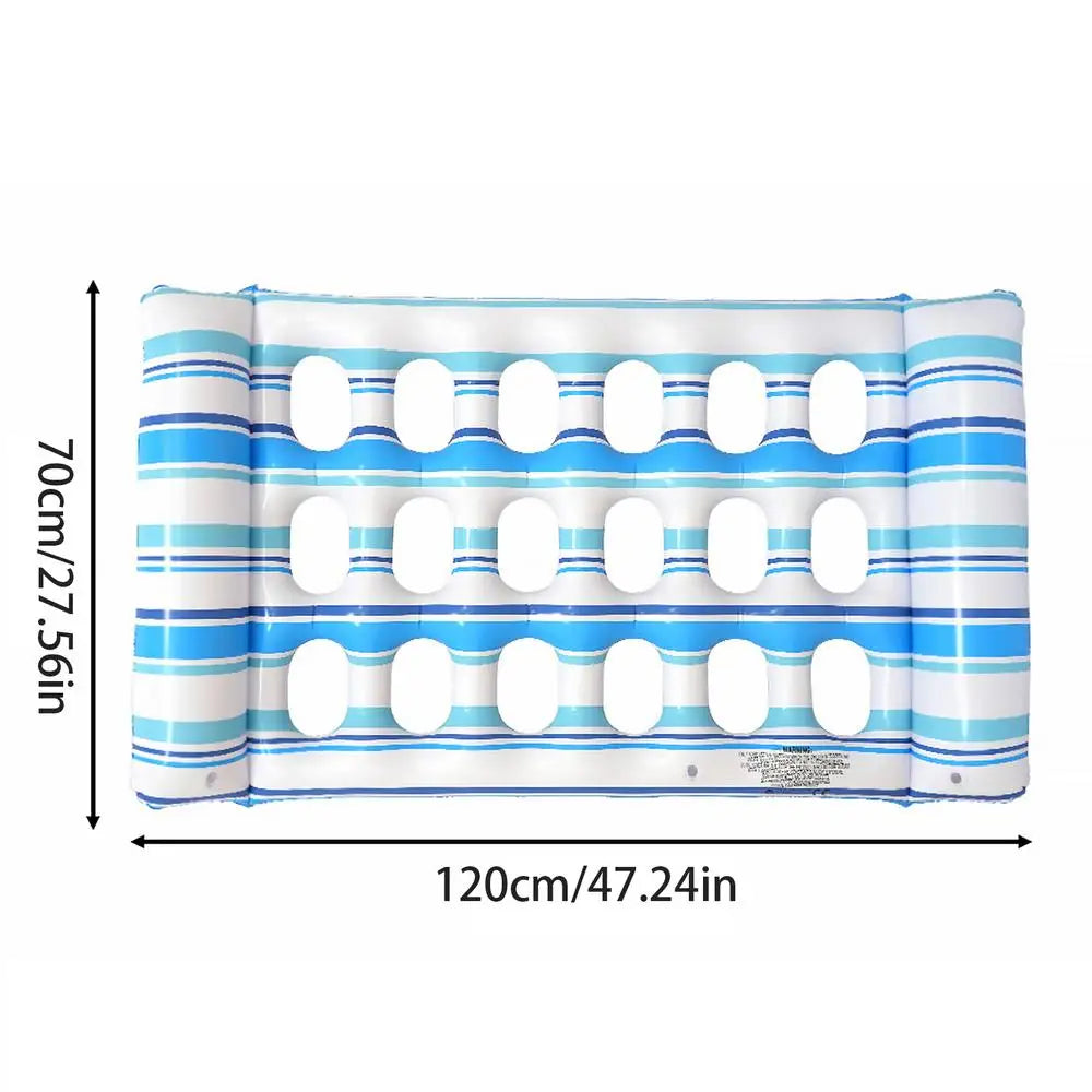 Pool Floats Inflatable Float Lounger Headrest Sun Tanning Raft Summer Zpaxo Red China Mainland