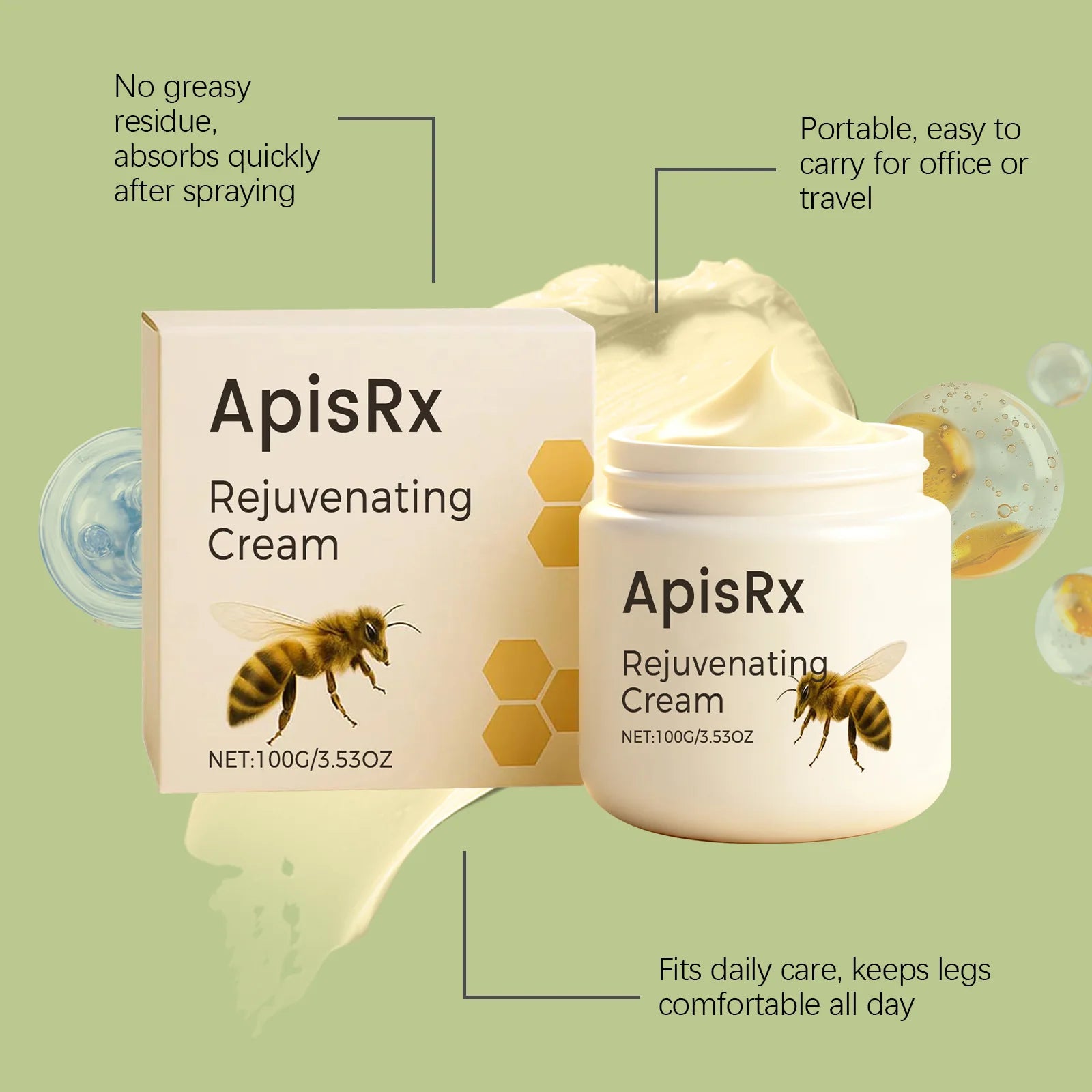 Varicose Vein Smoothing Cream – Spider Vein & Edema Relief Vein Relief Cream Zpaxo
