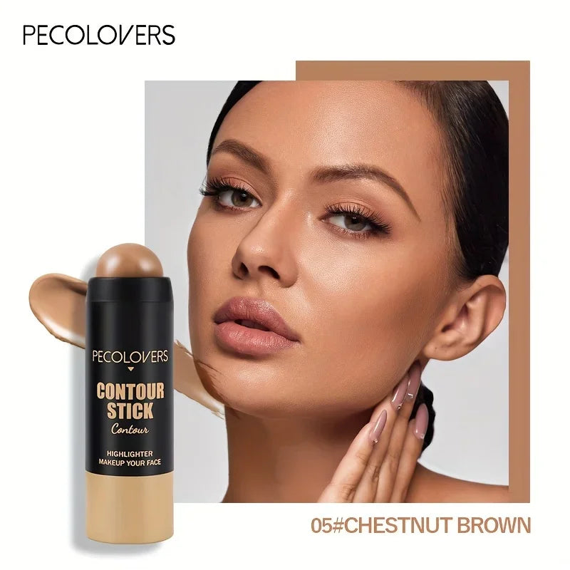 1PC 3-in-1 Highlighter Concealer Bronzer 3D Contour Boost Makeup Stick, for Natural 3D Face Makeup Zpaxo 05