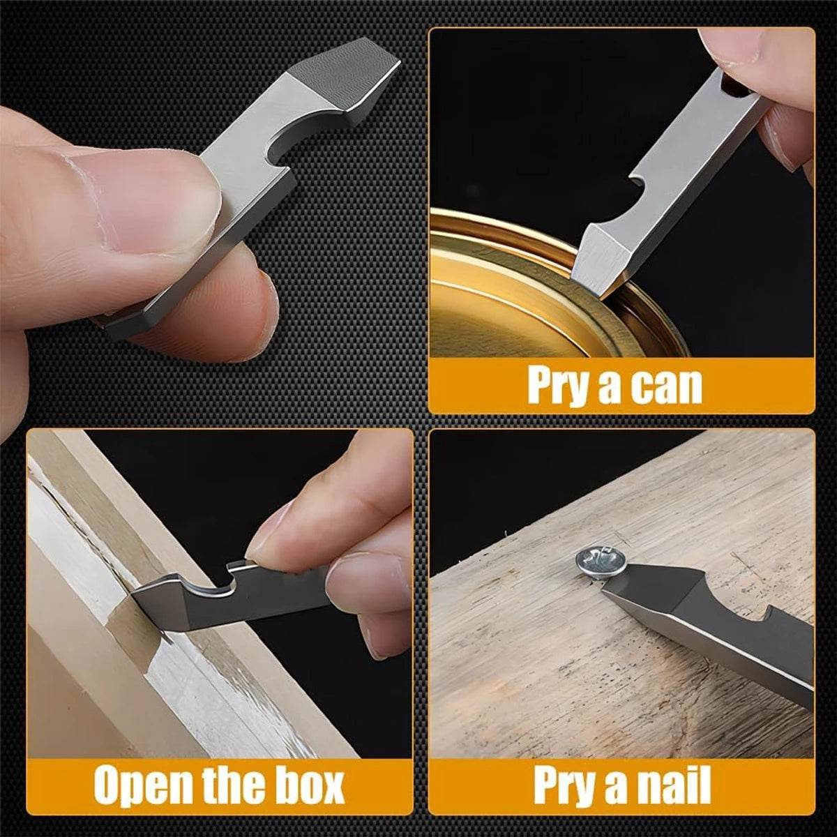 Mini Stainless Steel Keychain Bottle Opener – EDC Tool