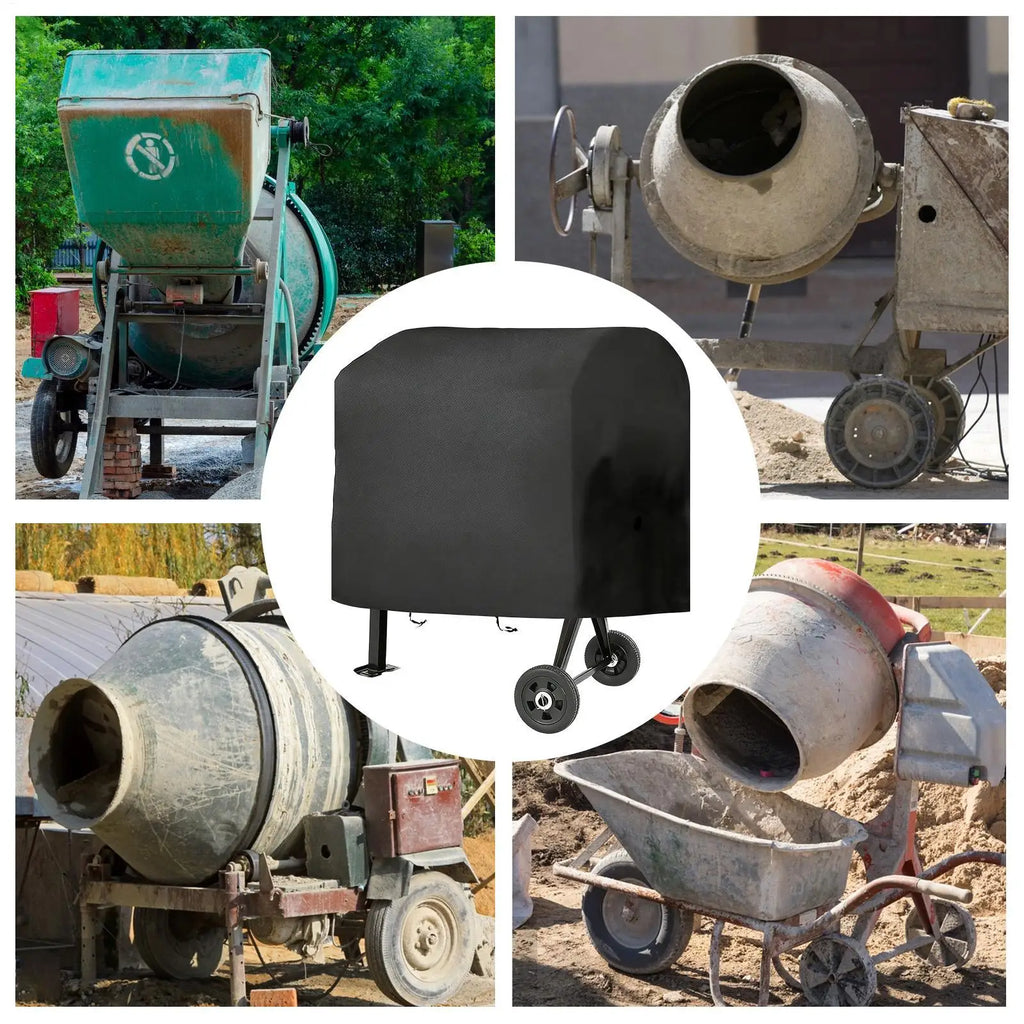 Concrete Mixer Cover Outdoor Waterproof UV Resistant Dustproof Oxford