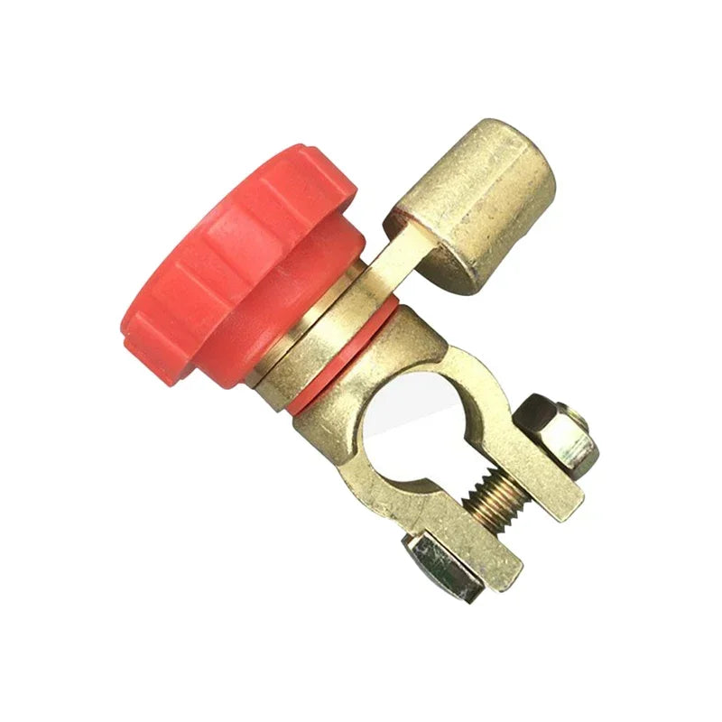 Car Battery Disconnect Switch – 6V 12V 24V Terminal Isolator Battery Disconnect Switch Zpaxo Red