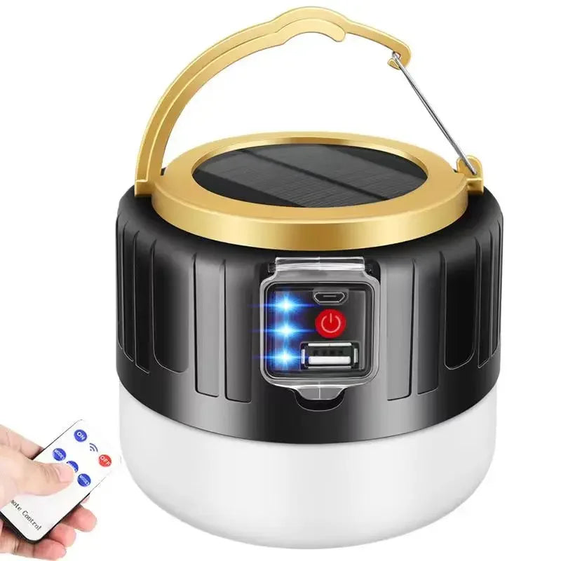 Solar LED Camping Lantern – USB Rechargeable Portable Light Solar Camping Lantern Zpaxo
