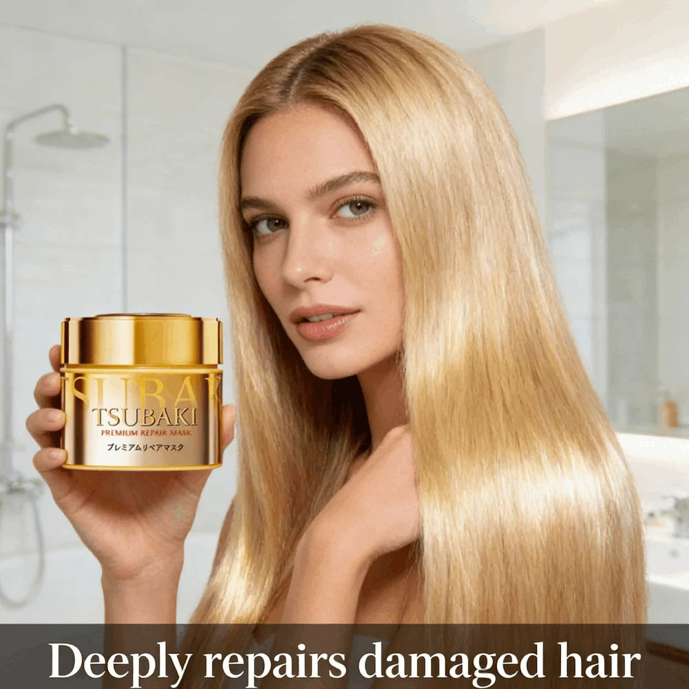 TSUBAKI 180g Salon Hair Mask – Repair, Anti-Frizz & Nourish Hair Repair Mask Zpaxo