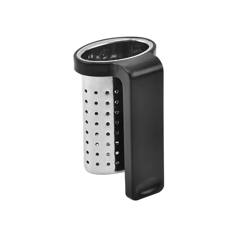 Creative Hanging Tea Infuser Food Grade Stainless Steel Clip On Cup Tea Strainer for Loose Leaf Tea Lovers Gifts Zpaxo Black